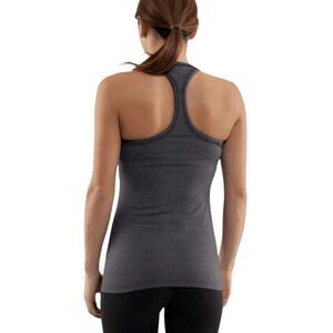 LULULEMON ATHLETICA Cool Racerback 'Ruffle' Tank in Heathered Coal Size 4